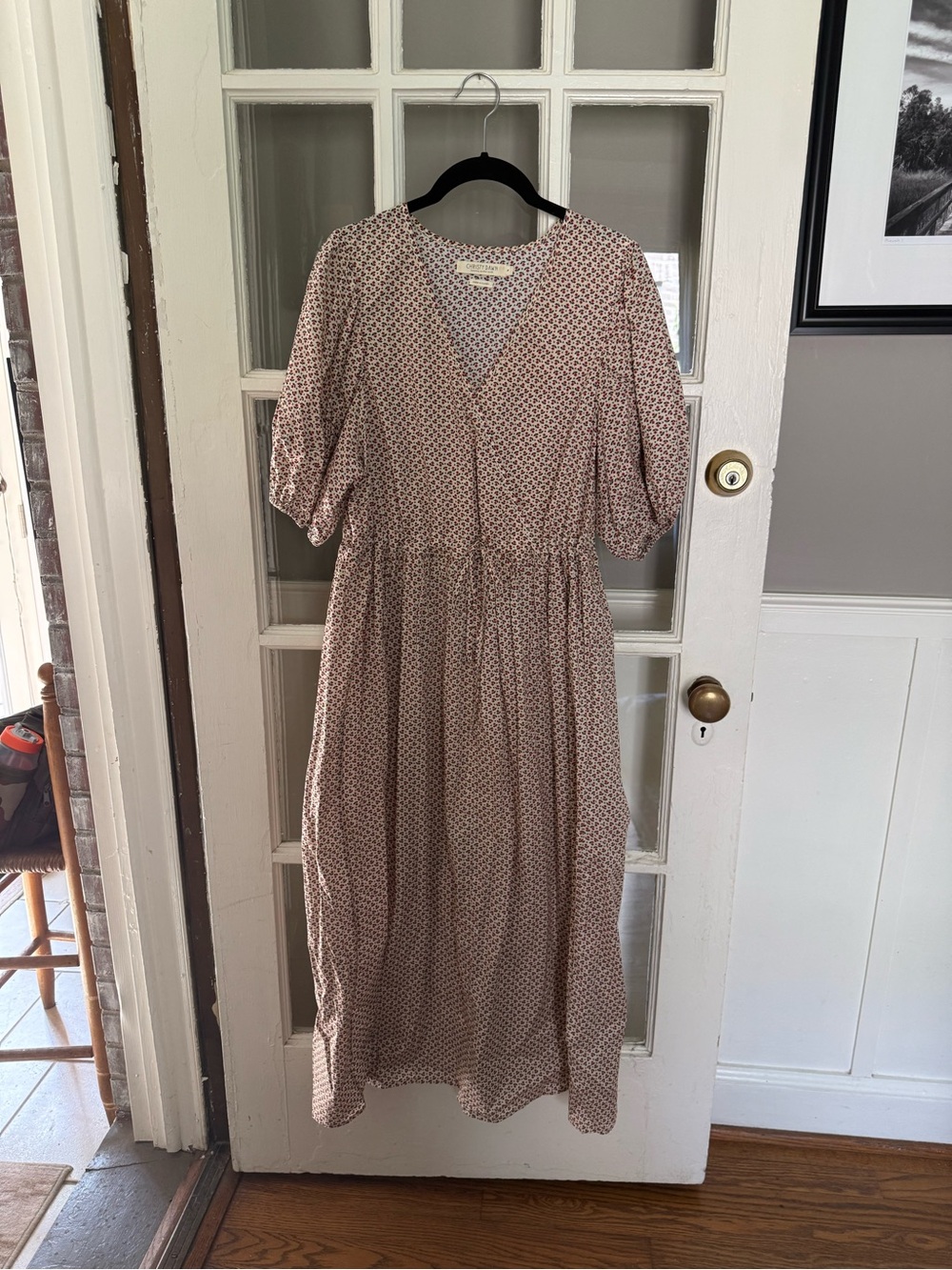 Christy Dawn Dahlia Dress | Geo Ditsy Cream M - Picture 5 of 15